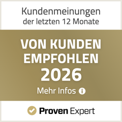ProvenExpert: Von Kunden empfohlen 2026 — 34Devs